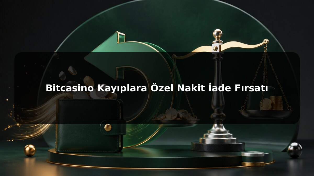 Bitcasino Kayıplara Özel Nakit İade Fırsatı konulu Bitcasino görseli