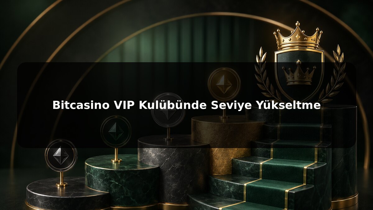 Bitcasino VIP Kulübünde Seviye Yükseltme konulu Bitcasino görseli